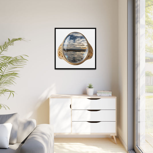 Stormy Seascape Signet Canvas