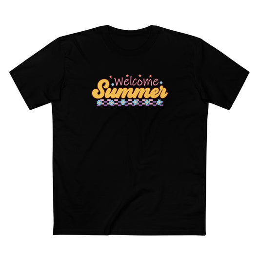 Welcome Summer Pastel Graphic Tee