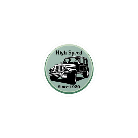 Vintage Off-Road Vinyl Sticker