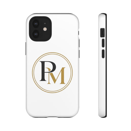 PM Monogram Apple Phone Case