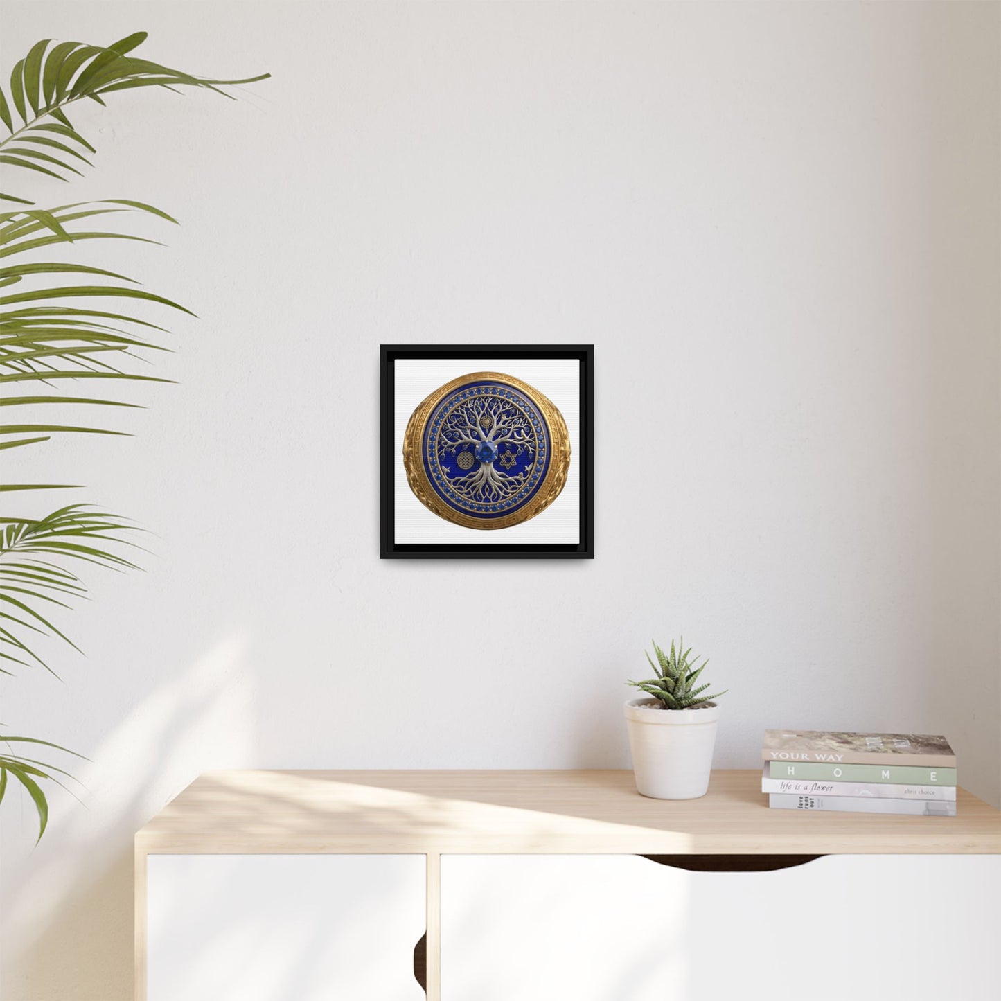 Sacred Tree Medallion Canvas Print