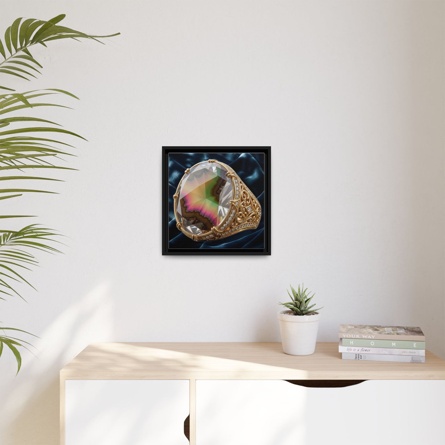 Luminous Zultanite Ring Canvas