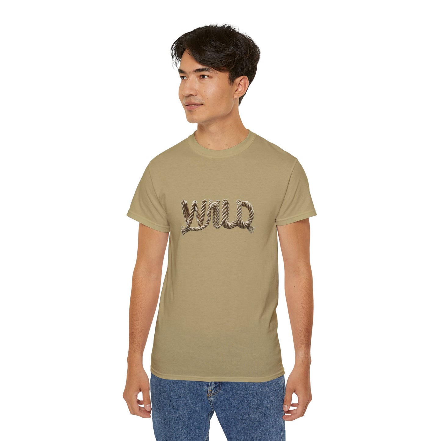 Knotted WILD Graphic Men’s Cotton Tee