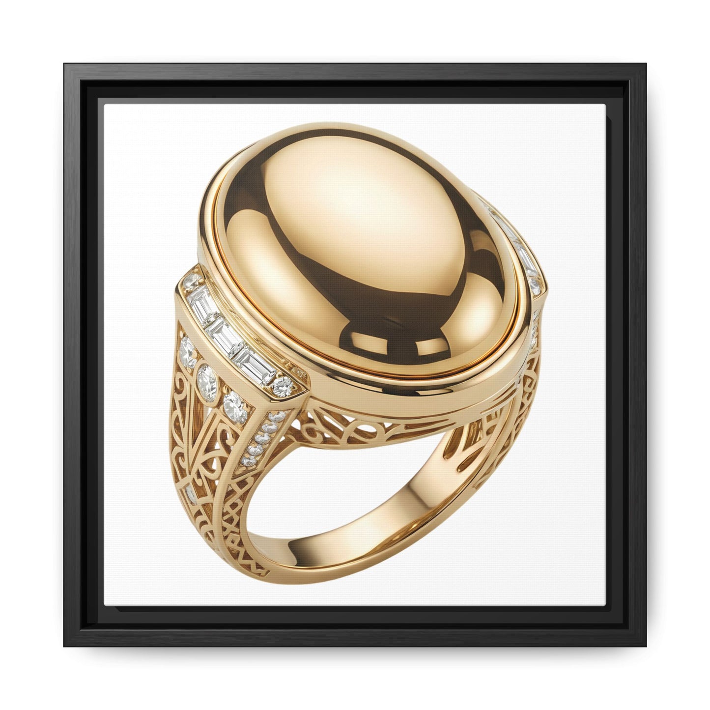 Golden Signet Canvas Print