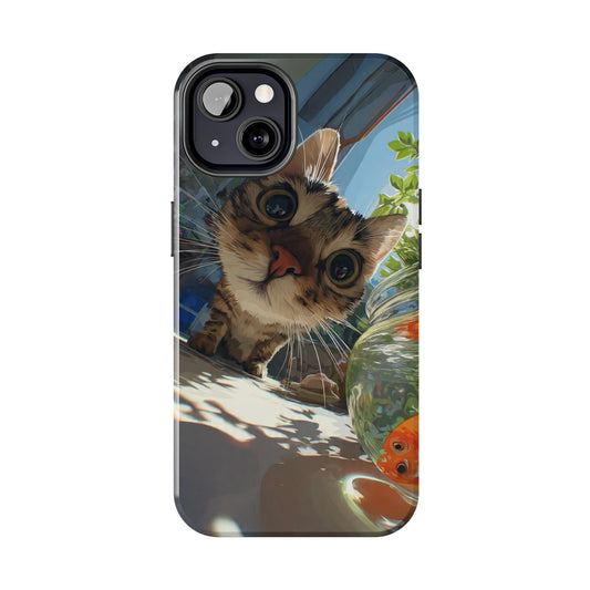 Pondside Cat Apple Phone Case