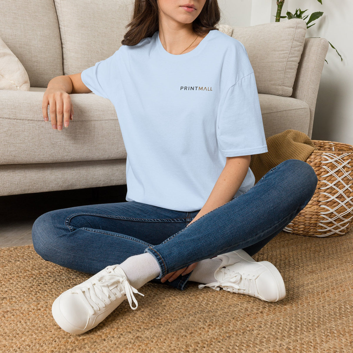 Two Cats Moon Silhouette Women’s Tee