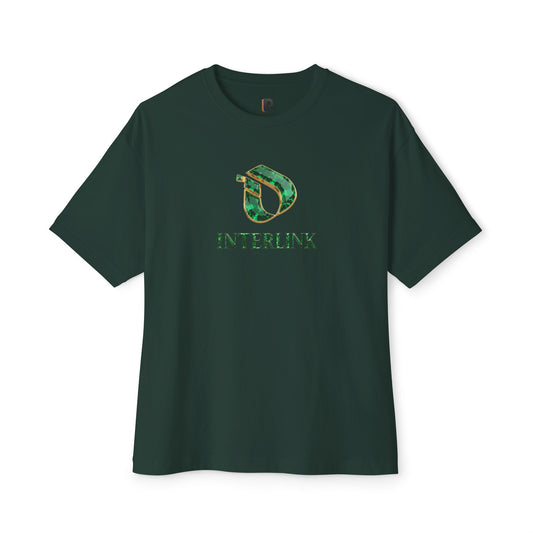 Emerald Facet Interlink Front Logo Boxy Tee