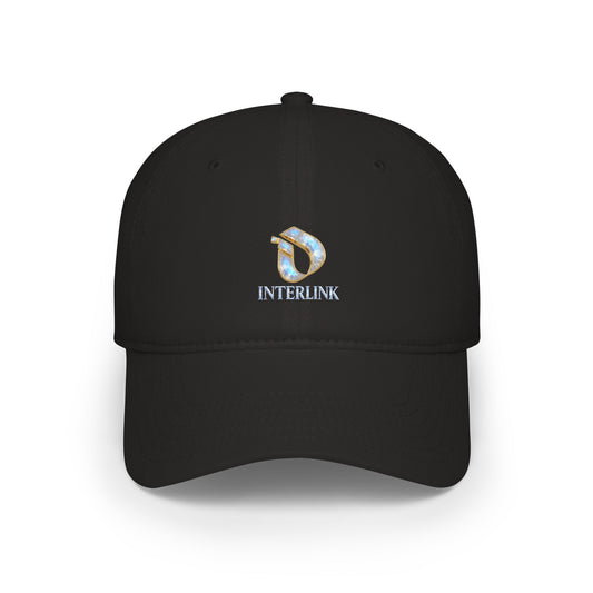 Moonstone Iridescent Mark Interlink Cotton Twill Cap