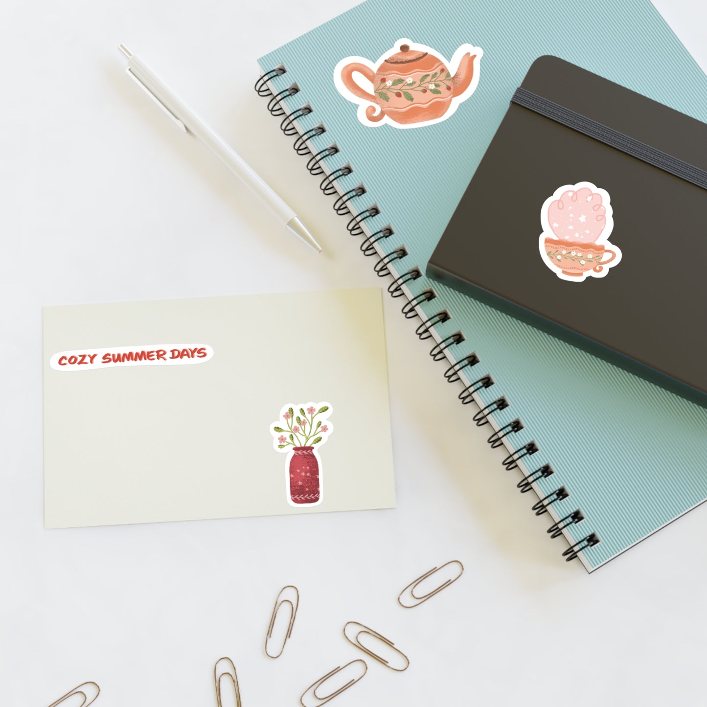 Cozy Summer Days Stickers