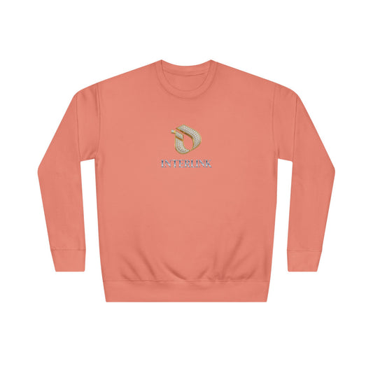 Cut-Diamond Gleam Interlink Crewneck