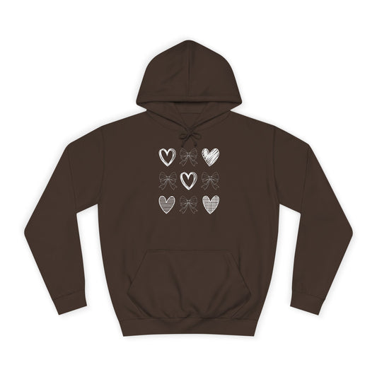 Six Hearts Sketch Hoodie