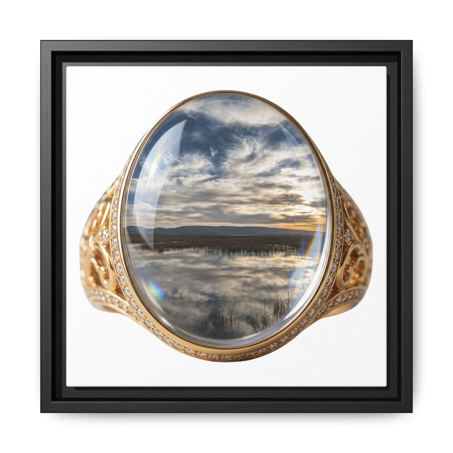 Stormy Seascape Signet Canvas