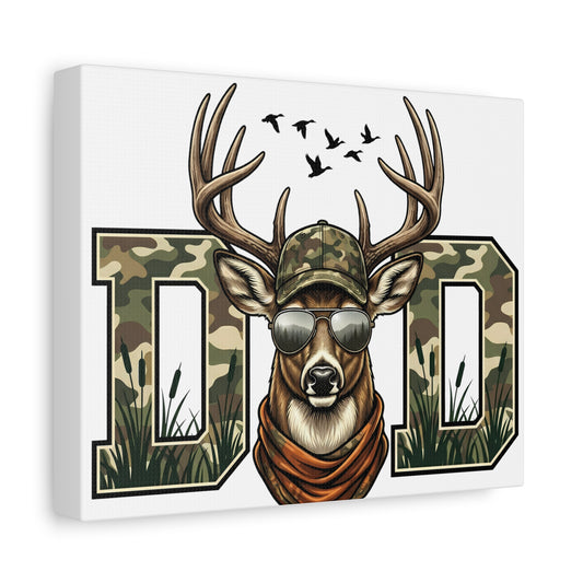 Camo Deer Canvas Print