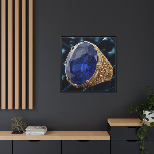 Midnight Sapphire Ring Canvas
