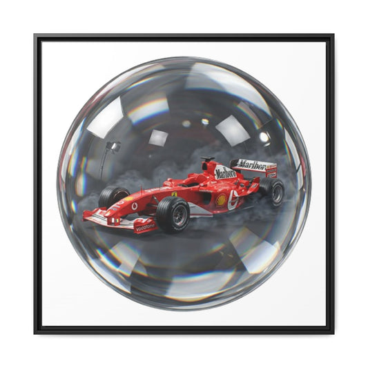 Velocity Sphere Framed Canvas