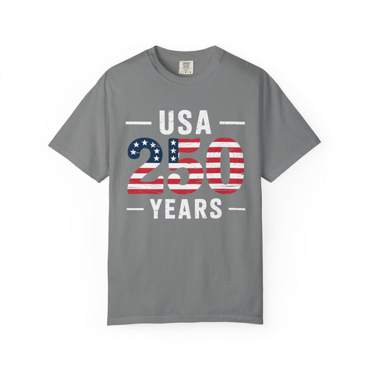 250 American Flag Graphic T-Shirt