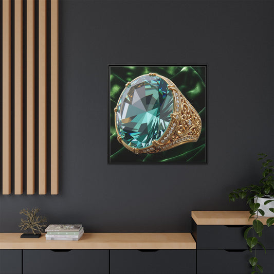 Sculpted Tourmaline Canvas
