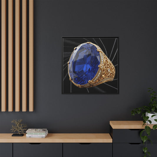 Royal Sapphire Jewel Canvas