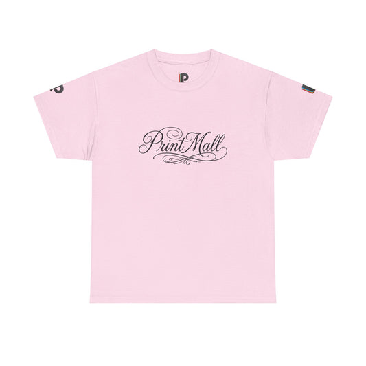 PrintMall Flowing Script Cotton Tee