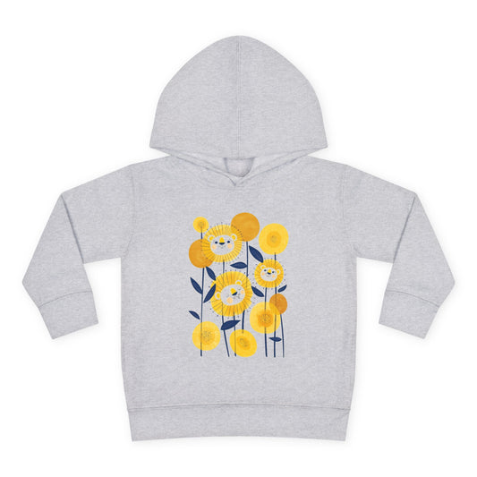 Smiling Flower Garden Toddler Hoodie