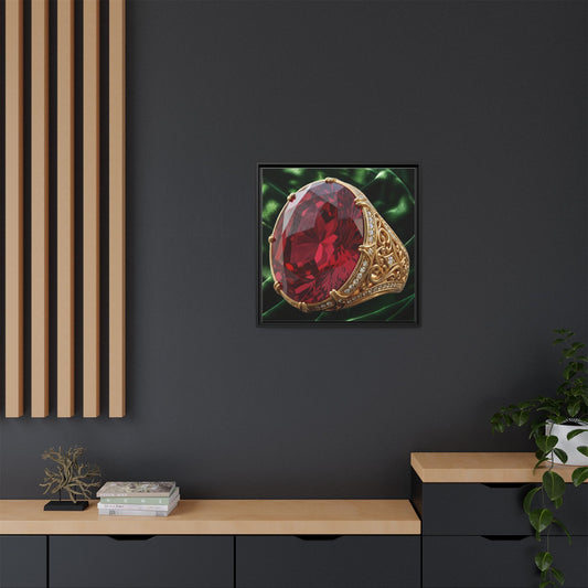 Crimson Ruby Opulence Ring Canvas