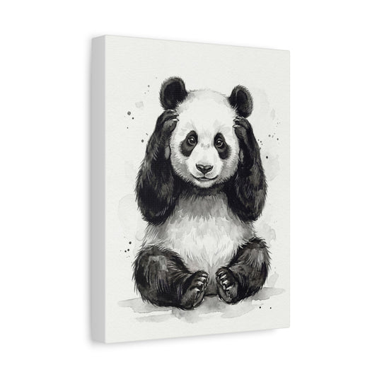 Baby Panda Canvas Print