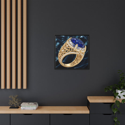 Midnight Sapphire Filigree Ring Canvas