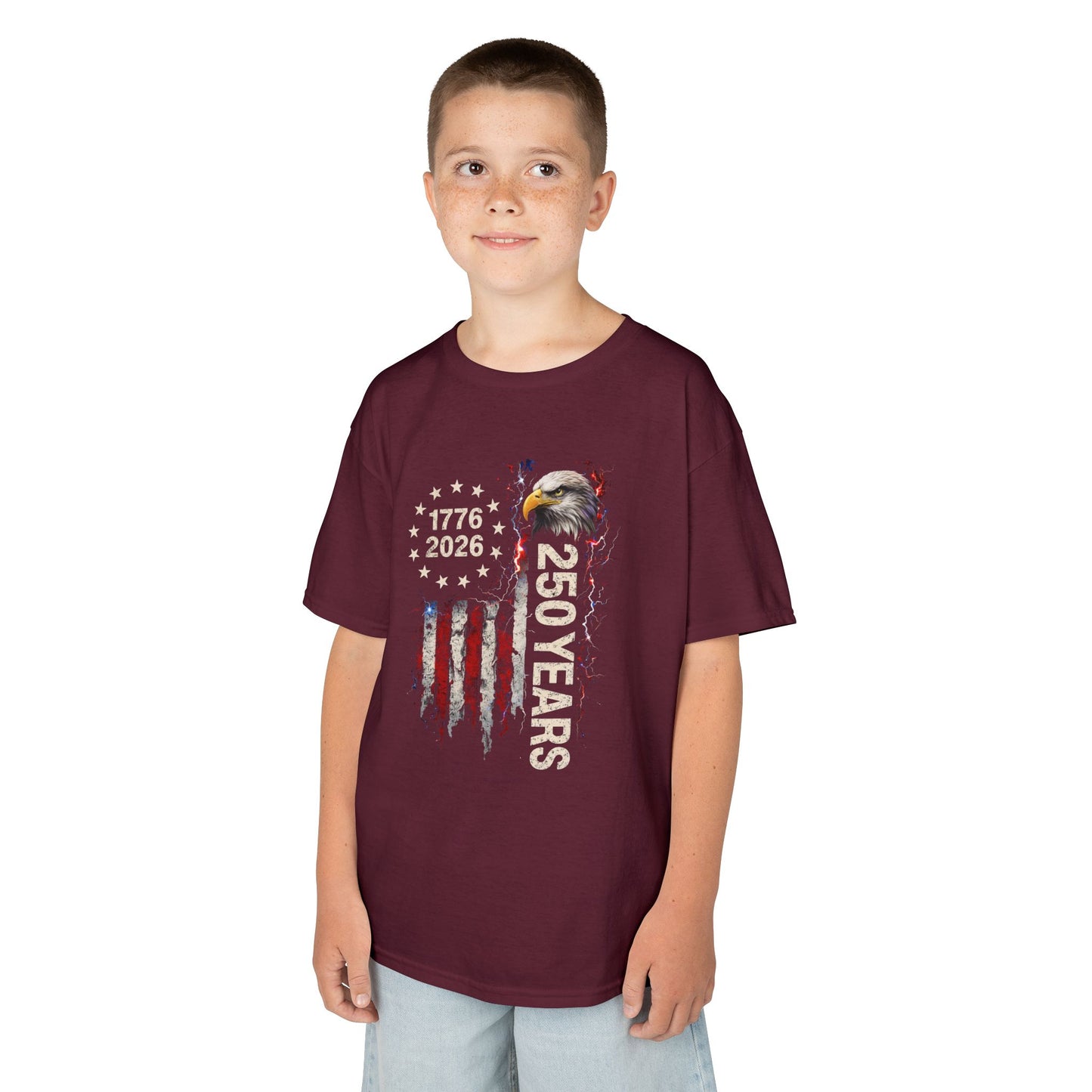 Youth America 250 Years Patriotic T-Shirt