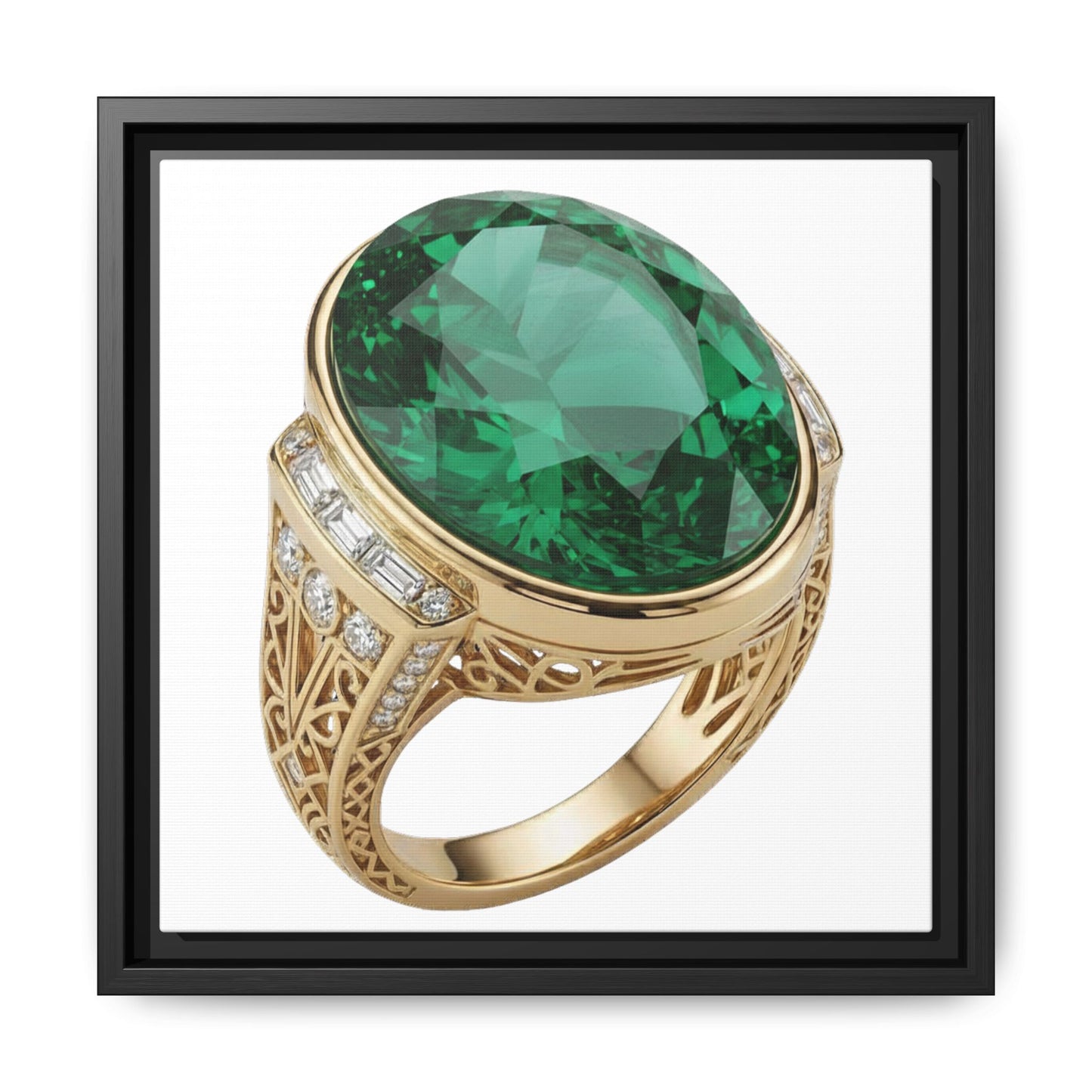 Emerald Heirloom Canvas Print