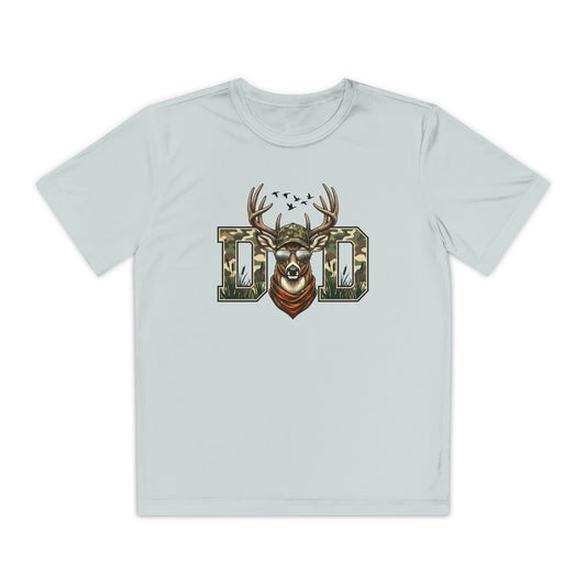Youth Camo Deer Graphic T-Shirt