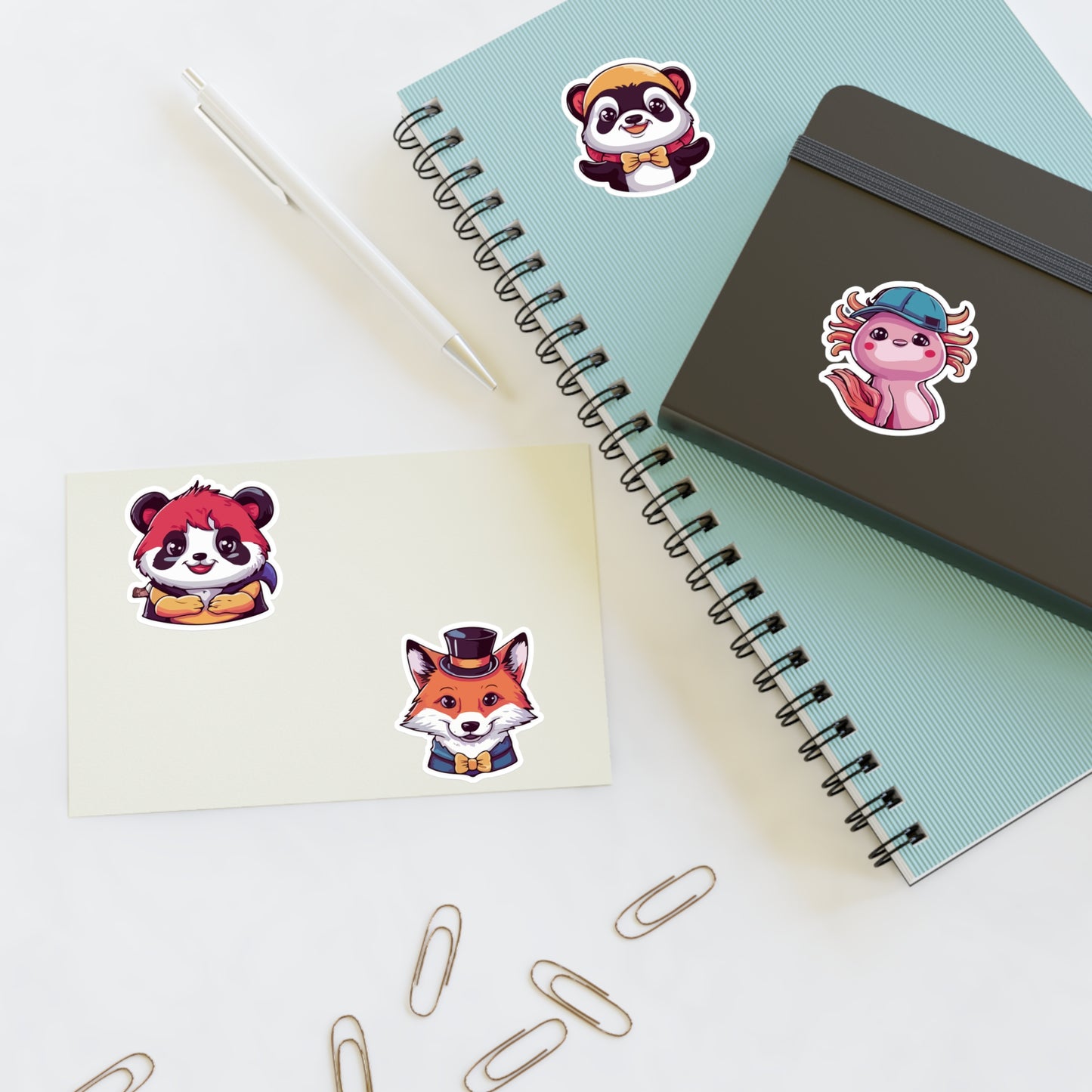 Dapper Animal Pals Sticker Sheet