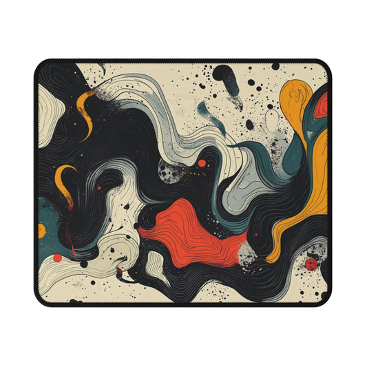 Fluid Ink Marbling Mouse Pad