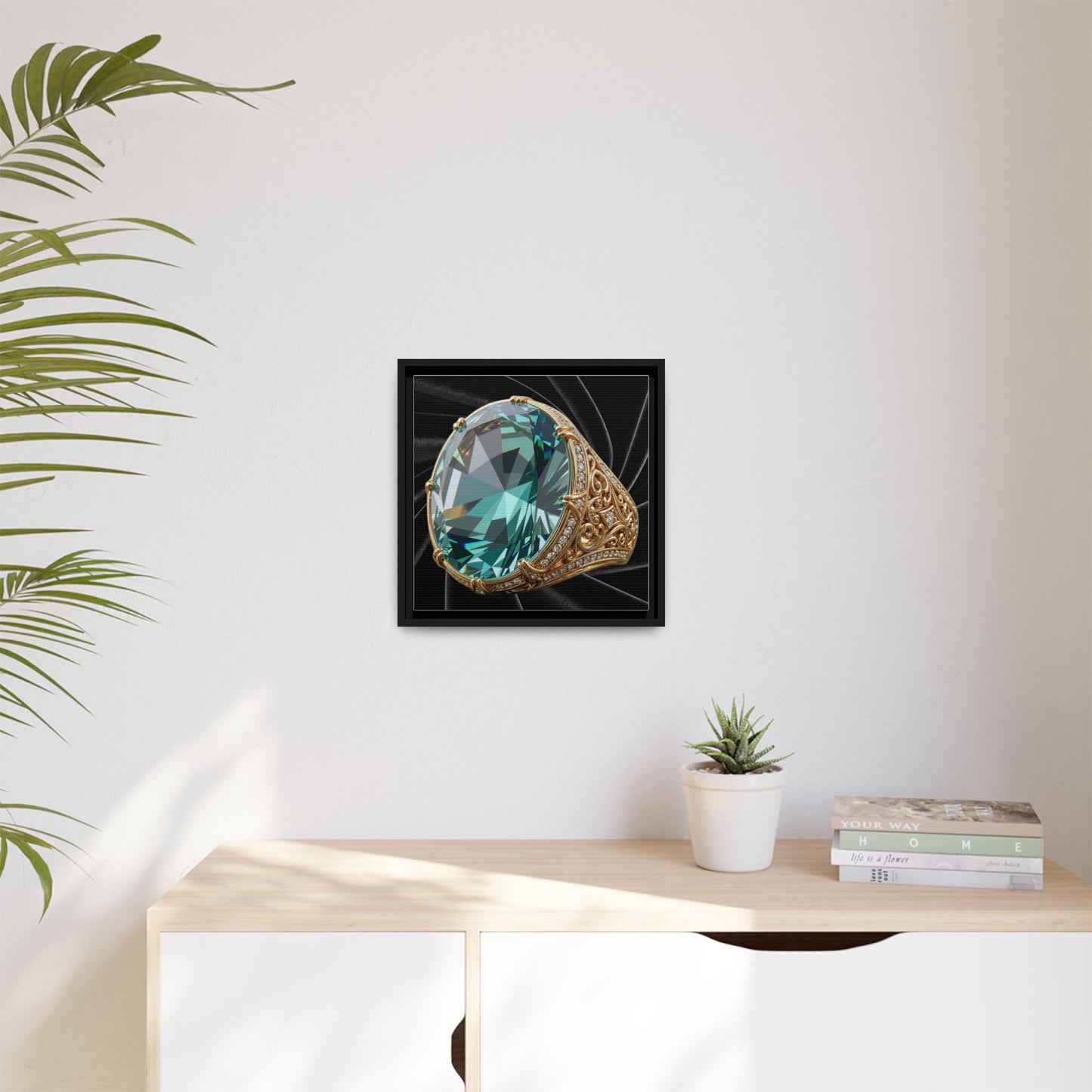Silken Tourmaline Canvas