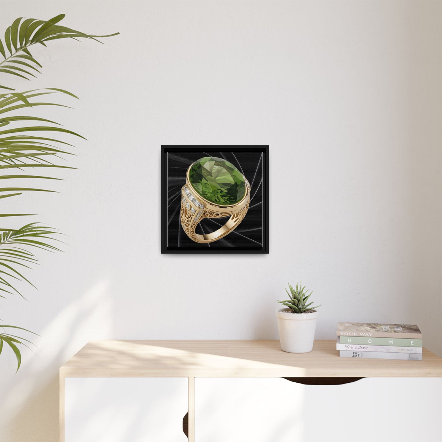 Peridot Veil Canvas