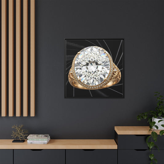 Prismatic Noir Canvas