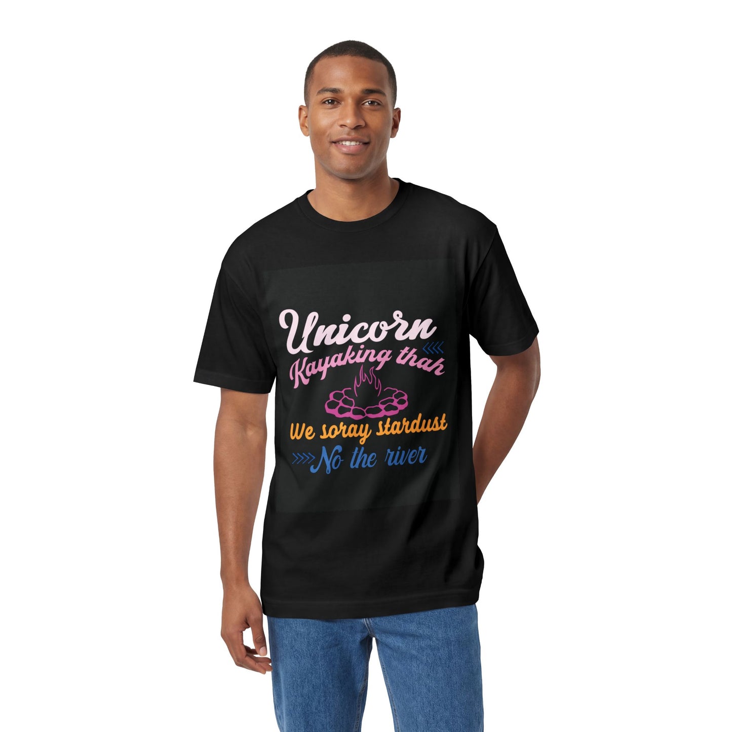 Unicorn Kayaking Graphic T-Shirt