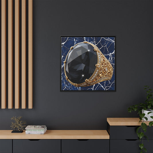 Black Diamond Veil Canvas