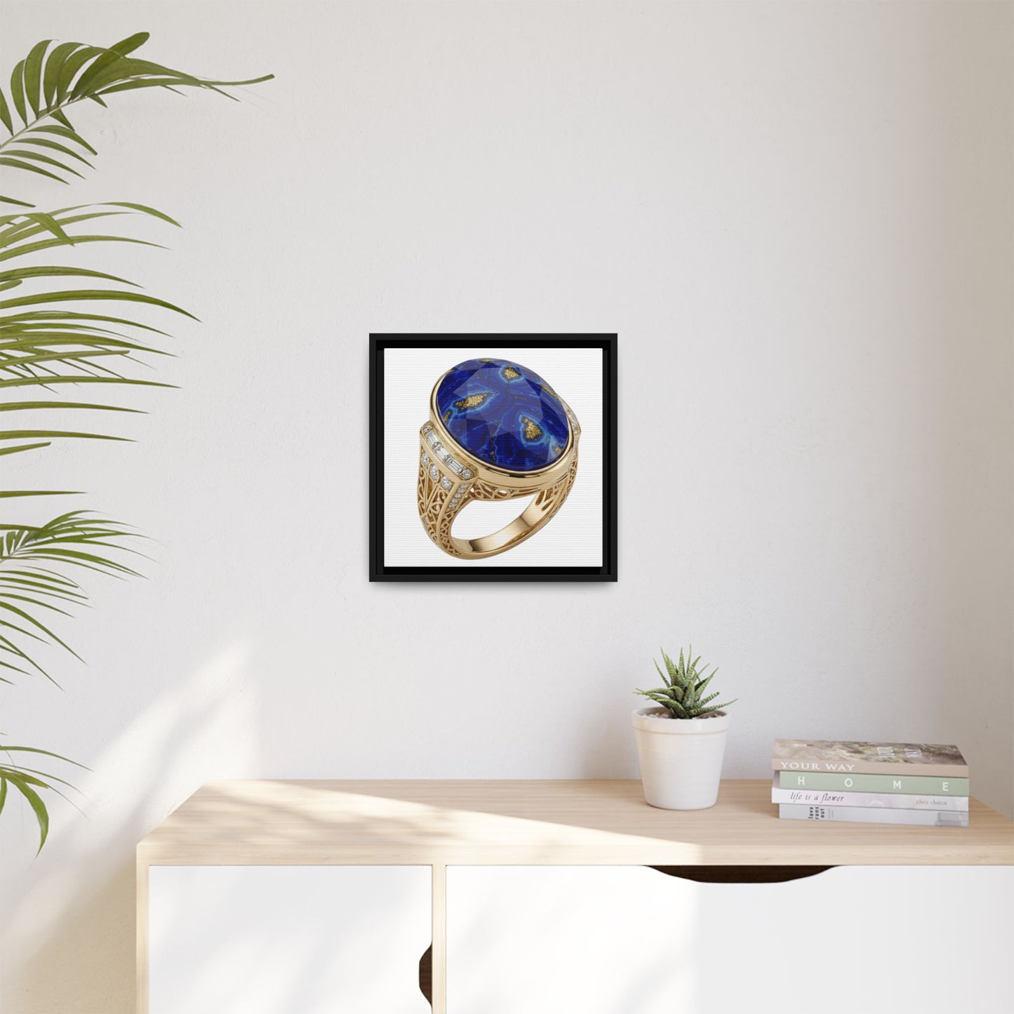 Lapis Ivory Focus Canvas