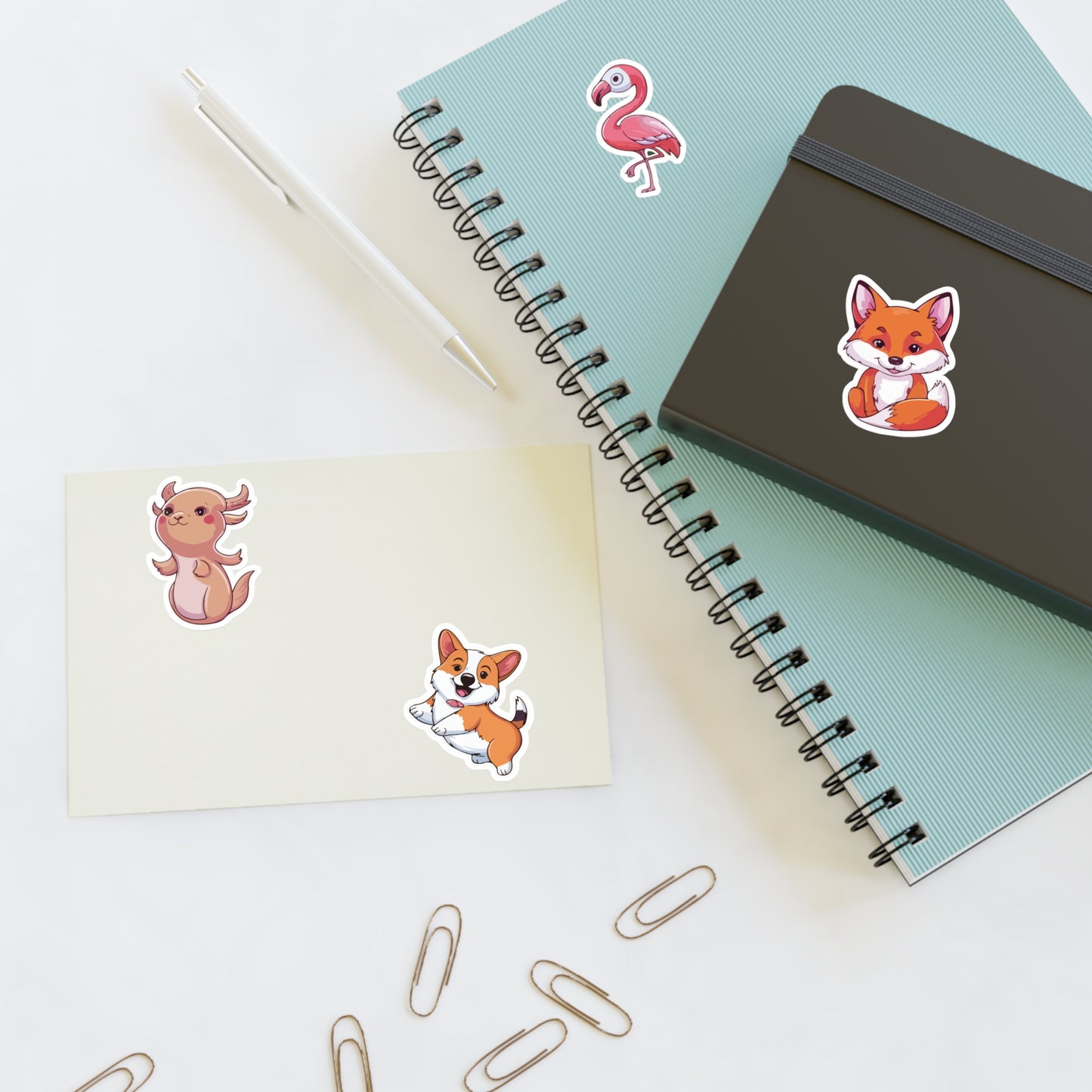 Playful Creature Parade Sticker Sheet