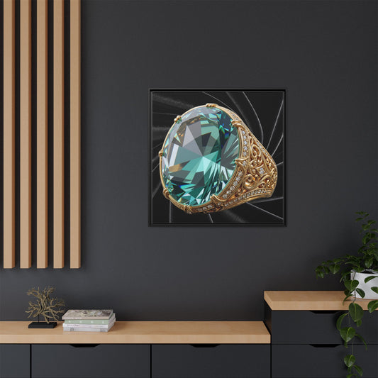 Silken Tourmaline Canvas