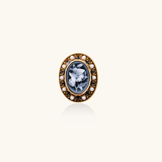 Victorian Rose Cameo Ring