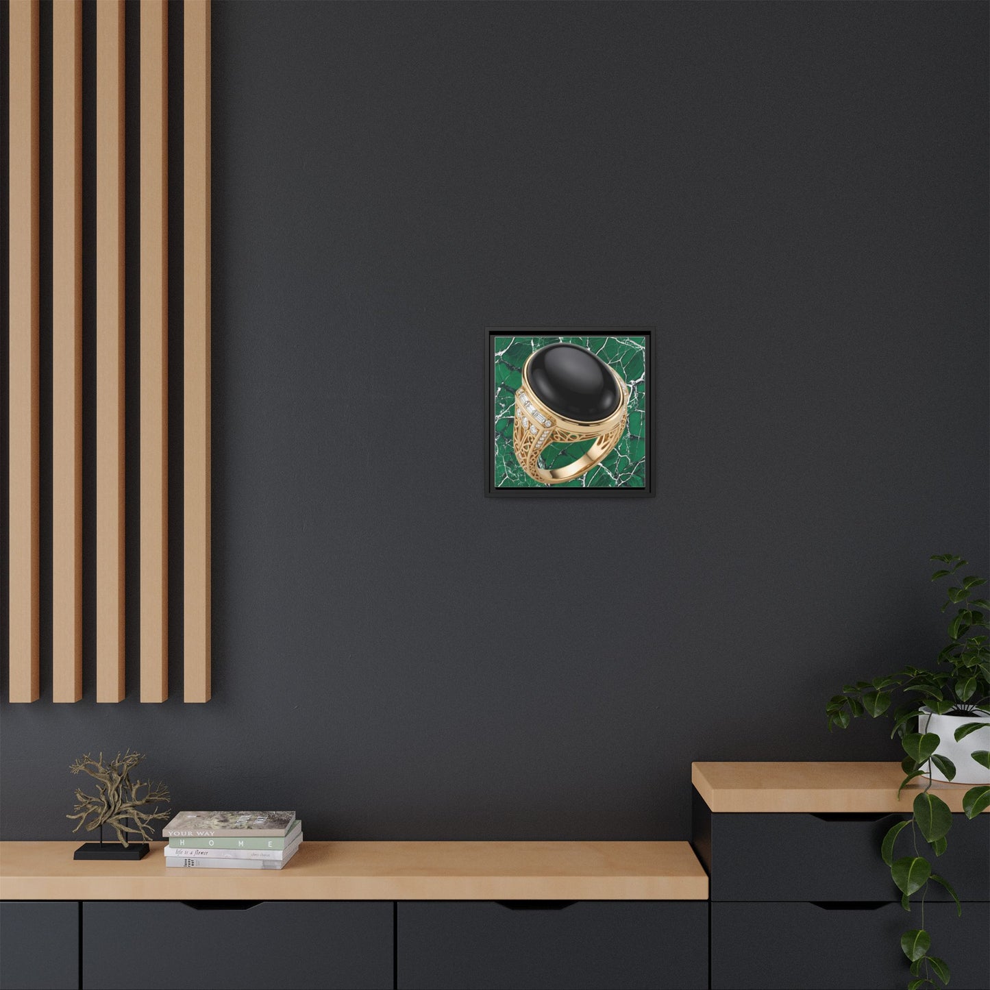 Onyx Verde Marble Canvas