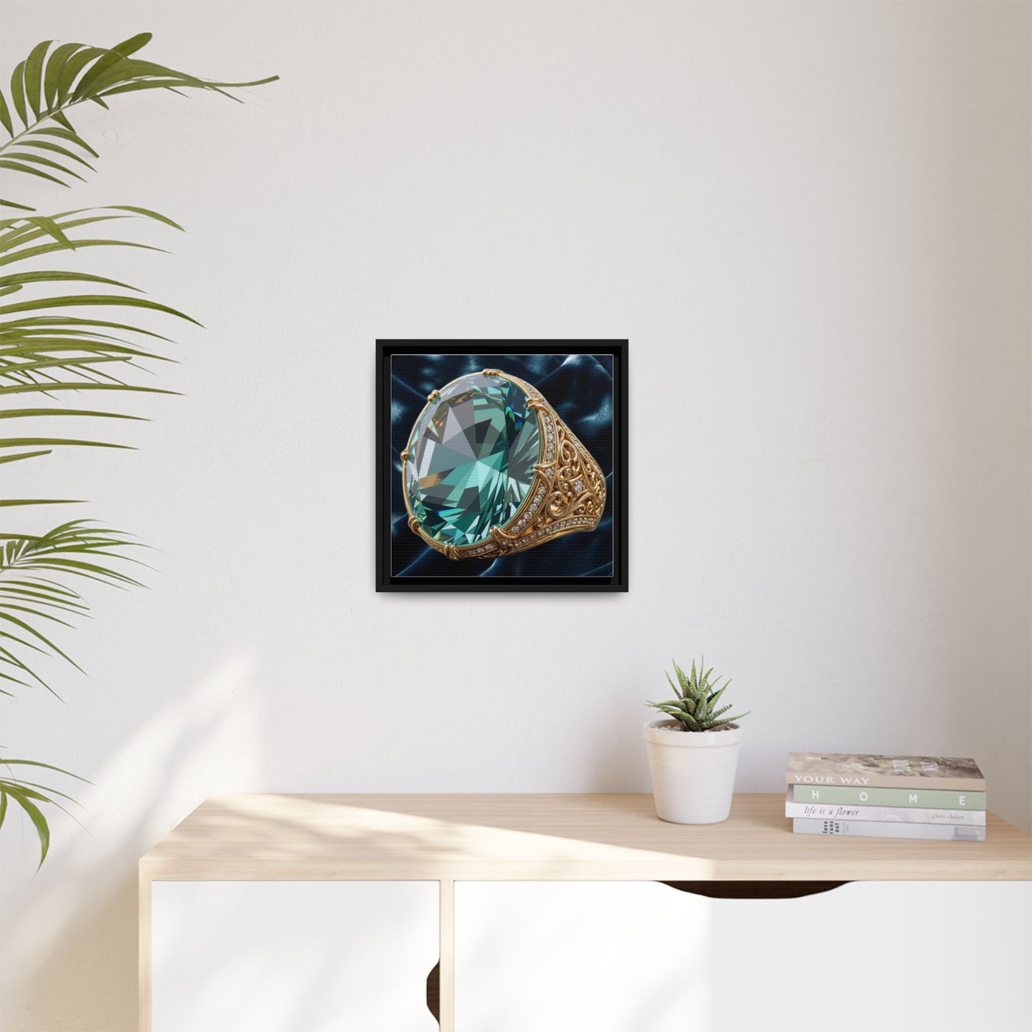 Lustrous Tourmaline Canvas