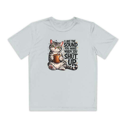 Youth Sarcastic Cat Graphic Tee