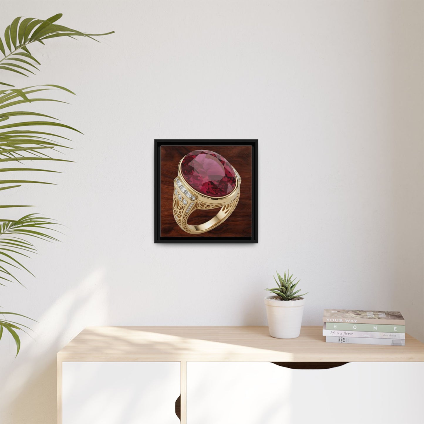 Regal Ruby Walnut Canvas