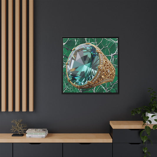 Veinwork Tourmaline Canvas