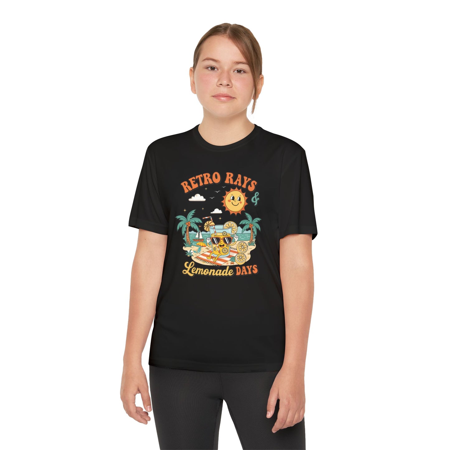 Retro Rays Lemonade Days Youth Tee