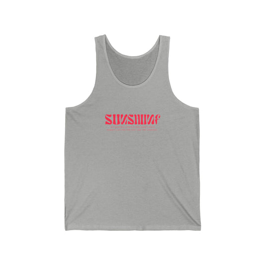 Minimal Typography Tank Top