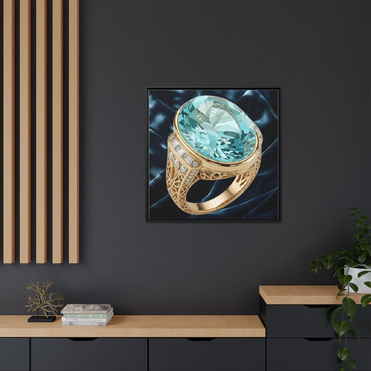 Aquamarine Grandeur Canvas