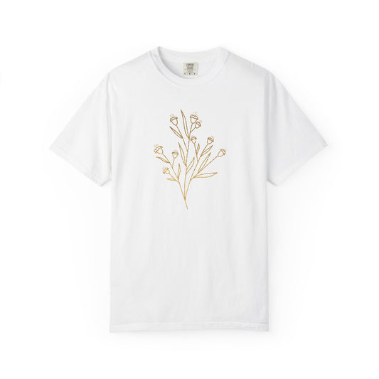 Minimal Wildflower T-Shirt